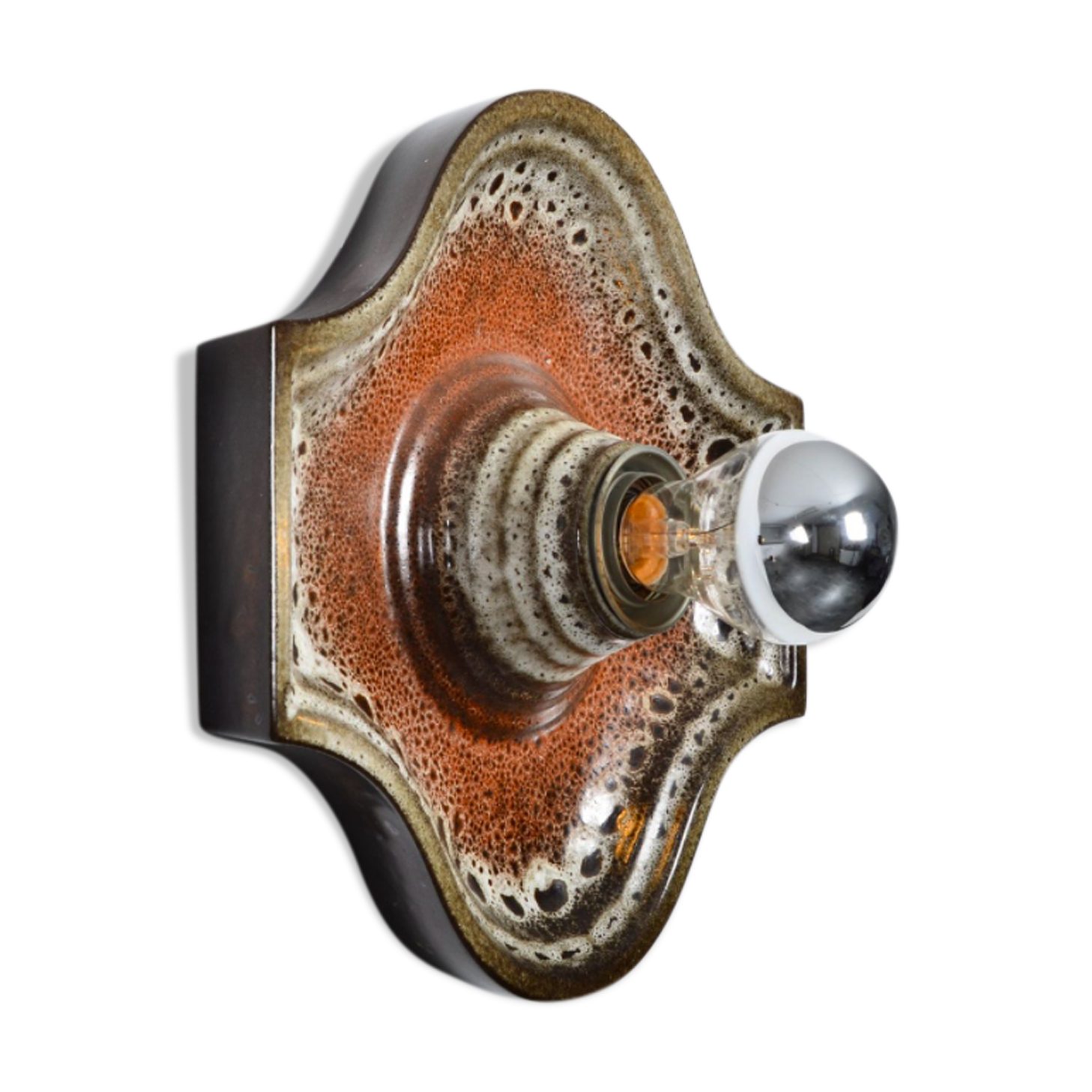 Fat Lava ceramic wall apply from Hustadt Leuchten 1970