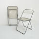 Chaise Plia transparente par Giancarlo Piretti pour Castelli, 1960