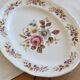 Ravier vintage Moulin des Loups white porcelain - Bouquet decoration