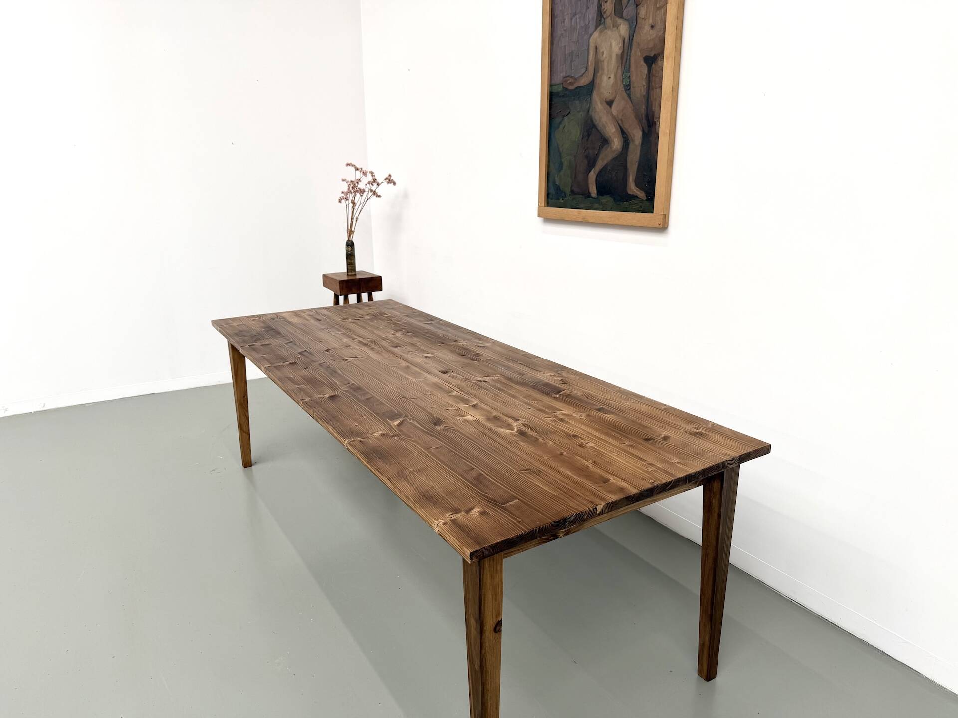 Contemporary farmhouse table, 240 cm