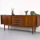 Vintage Sideboard in Teak with Drawers and Sliding Doors, 1960s