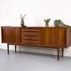 Vintage Sideboard in Teak with Drawers and Sliding Doors, 1960s