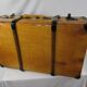 Suitcase, old wooden trunk