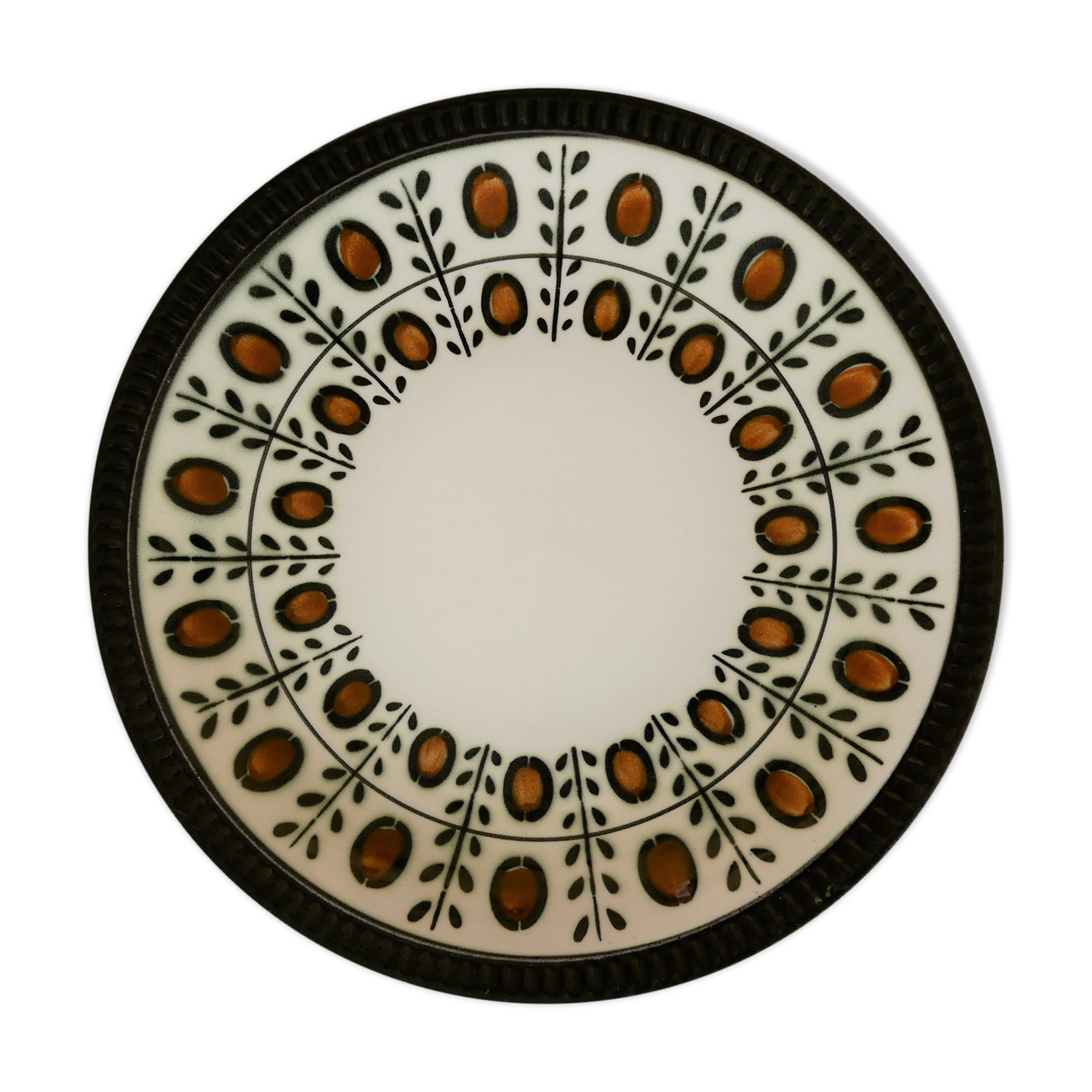 Series of 8 vintage plates edited by Boch La Louvière