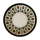 Series of 8 vintage plates edited by Boch La Louvière