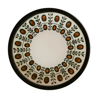 Série de 8 assiettes vintage éditées par Boch La Louvière