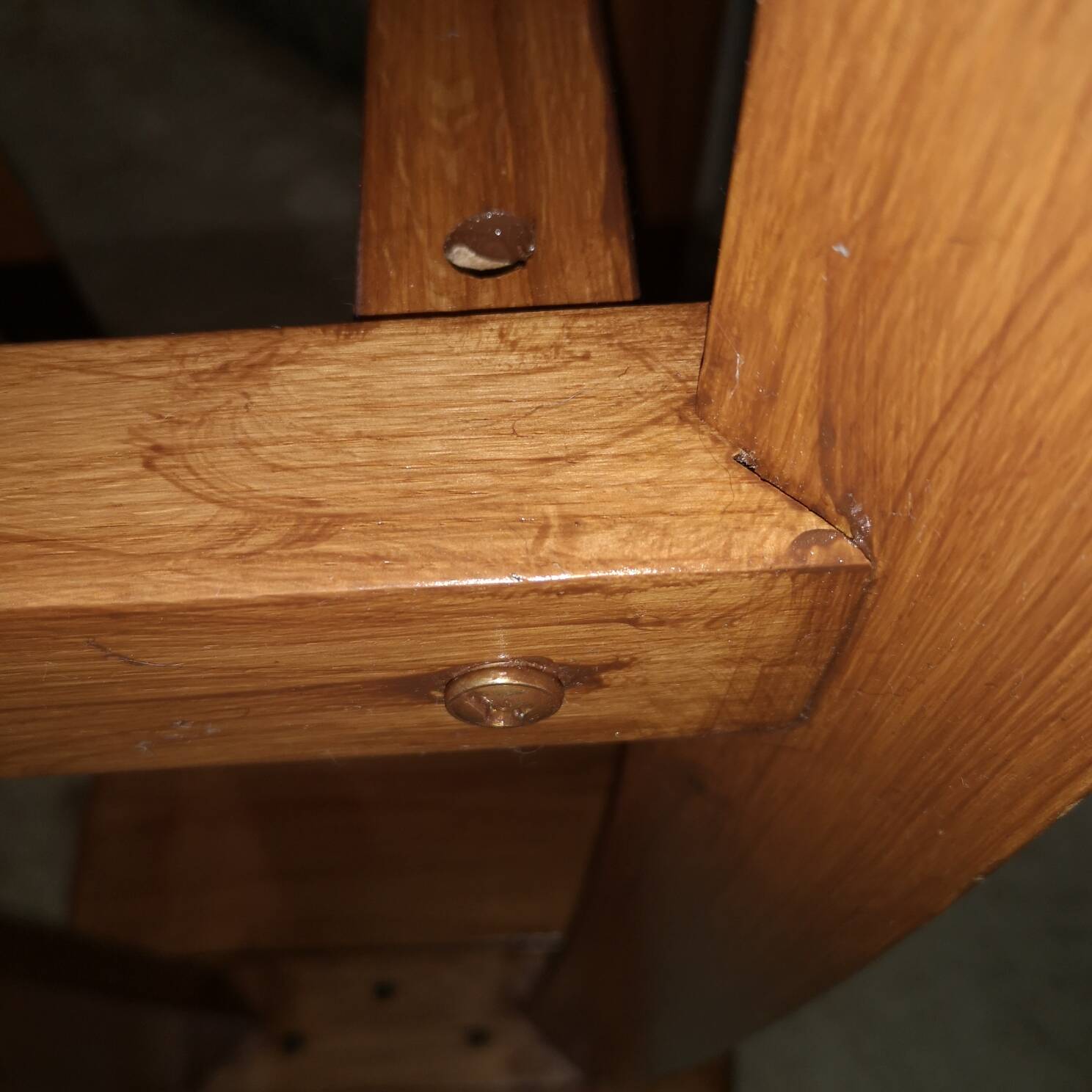 Vintage wooden bar stool