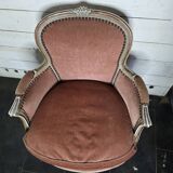 Louis XV style cabriolet armchair