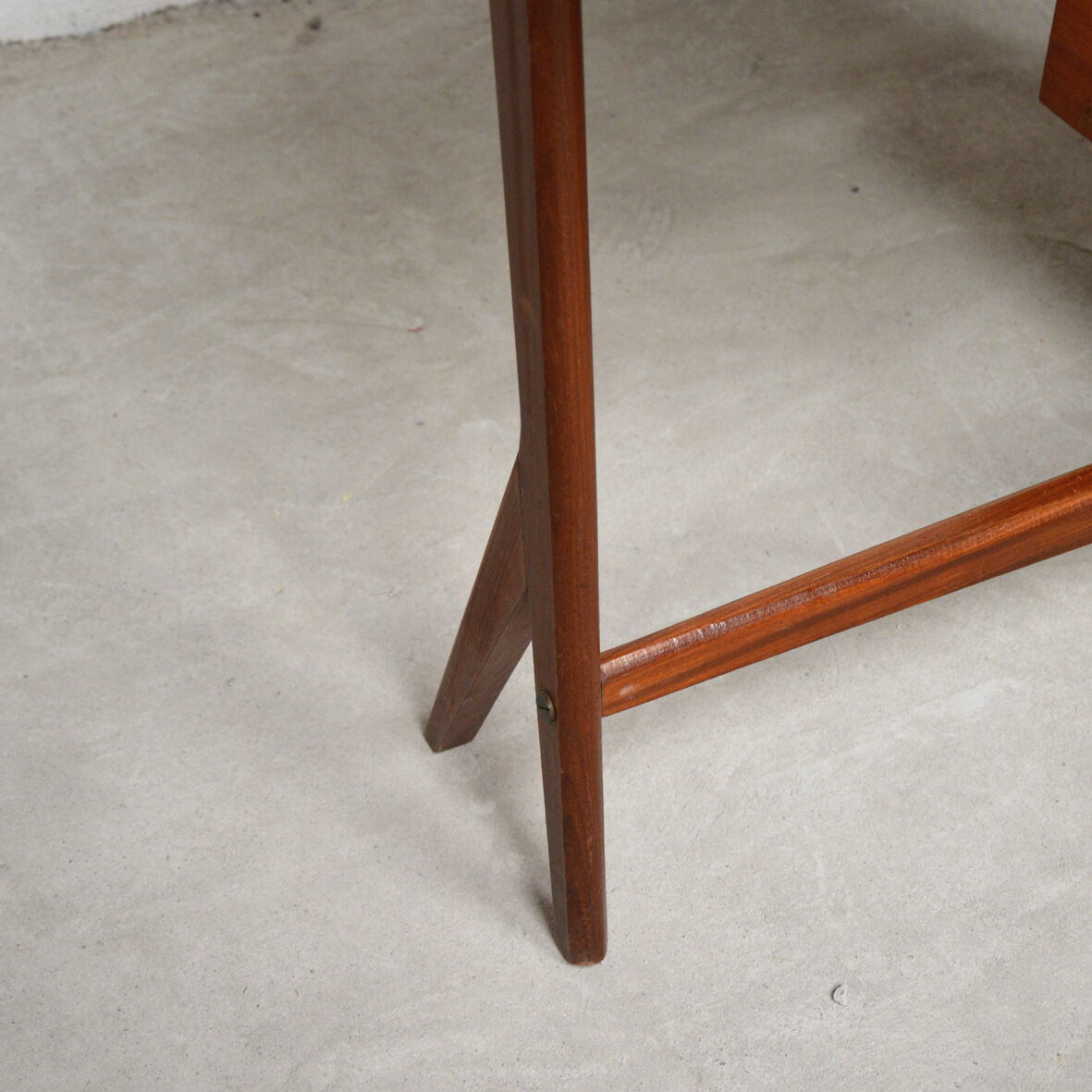Scandinavian desk "Boomerang" feet compass 60s