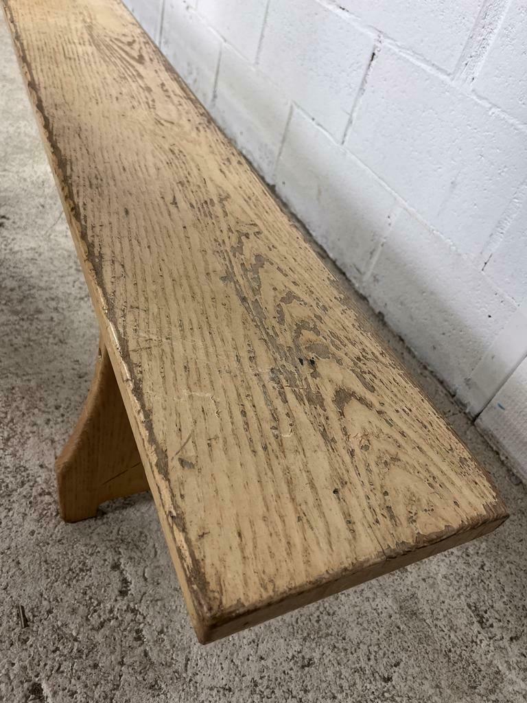 vintage XL low sofa / gym / school bench