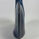 Blue glazed stoneware vase