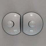 Pair of T. Cimini wall lights for Lumina - "Emi"