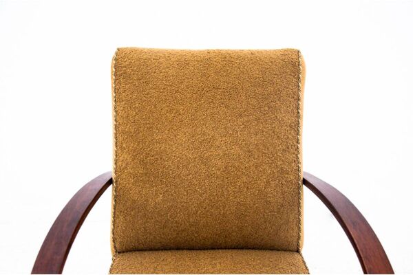 Fauteuil Boucle, conçu par J. Halabala, Tchécoslovaquie, années 1930.