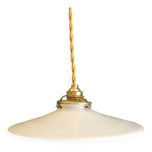 ancienne suspension opaline - 1940