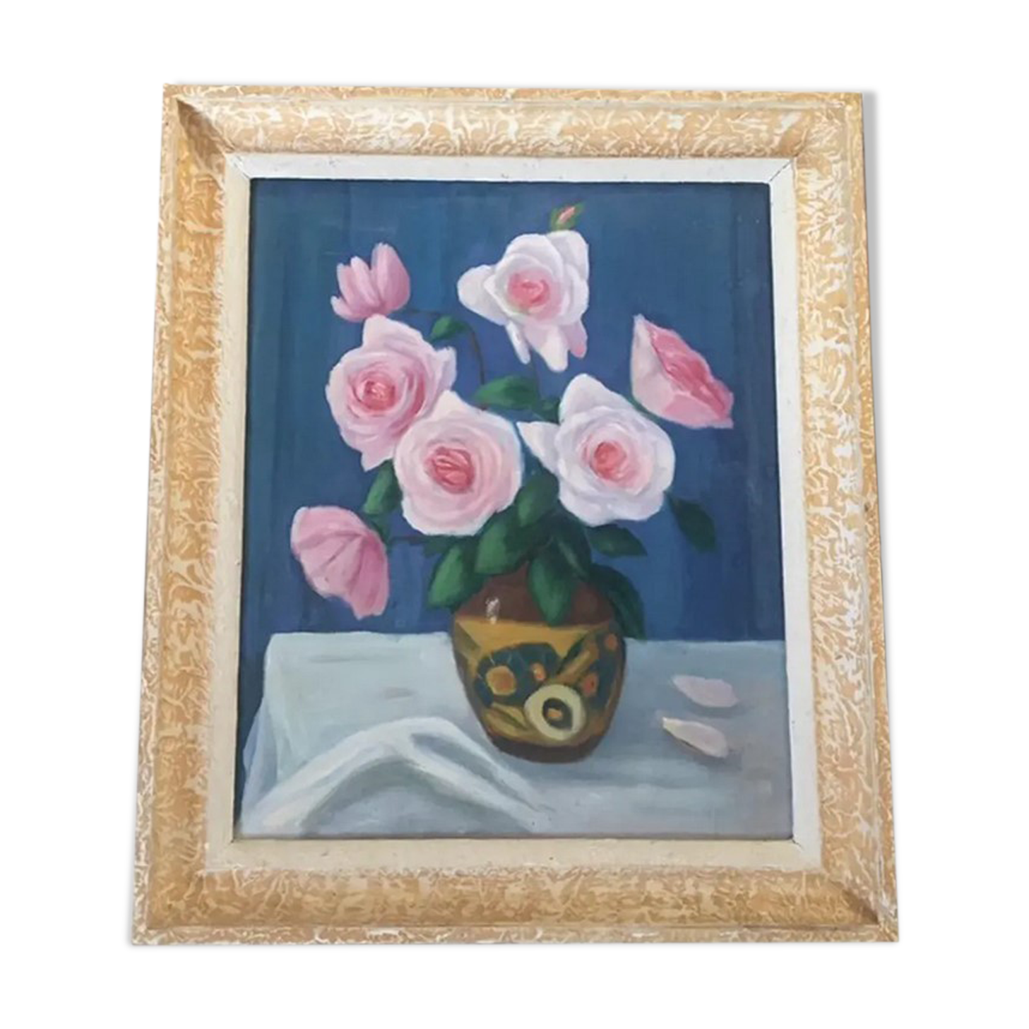 Painting Art deco, painting flowers