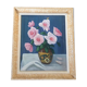 Tableau Art deco, peinture fleurs