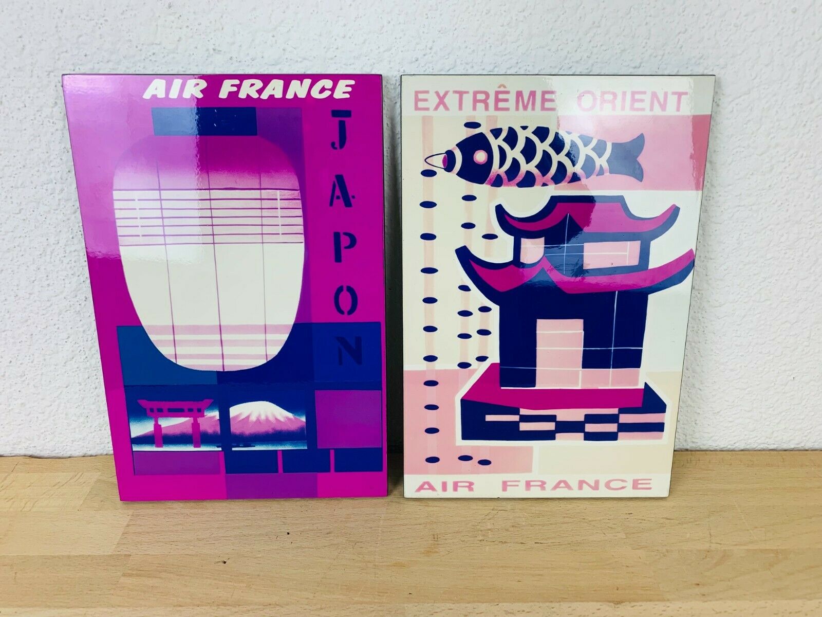 2 Air France advertising posters