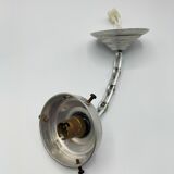 Art deco suspension type "skyscraper" in light blue Clichy glass