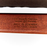 Hans J. Wegner Dining Chair W2 for CM Madsen I Set of Three