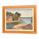 Original Swedish Oil on Panel – “River” by Ragner Nyberg – Dated 1969