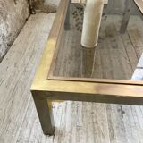 Table basse en laiton années 60
