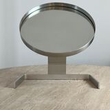 Circular mirror by Pierre Vandel France 70s 47x44cm
