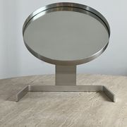 Circular mirror by Pierre Vandel France 70s 47x44cm