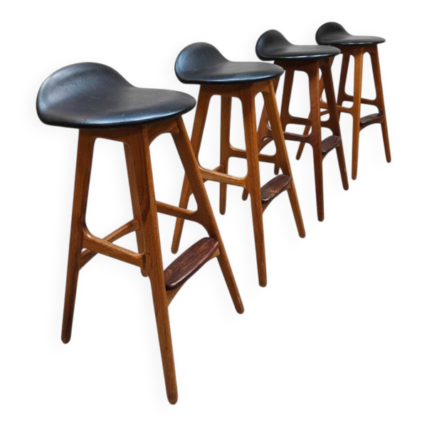 Rares tabourets vintage danois design Erik Buch OD 61 Møbler