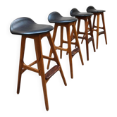 Rare Danish vintage design stools Erik Buch OD 61 Møbler