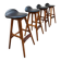 Rare Danish vintage design stools Erik Buch OD 61 Møbler