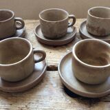 Cups in stoneware vintage