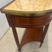 Louis XVI style mahogany console, 19th century