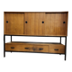 Gabinete, large apparador, madera de tea, Scandinavian design, 50's