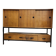 Gabinete, large apparador, madera de tea, Scandinavian design, 50's