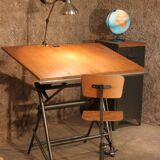 Architect's folding drawing table