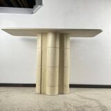 Console en travertin vintage