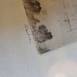 Gravure sur papier, signée Jean Fautrier, mention H.C,  école de l'art informel