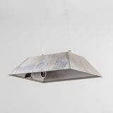Industrial rectangular ceiling lamp