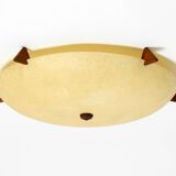Beautiful original Mid Century Modern fiberglass ceiling or wall lamp