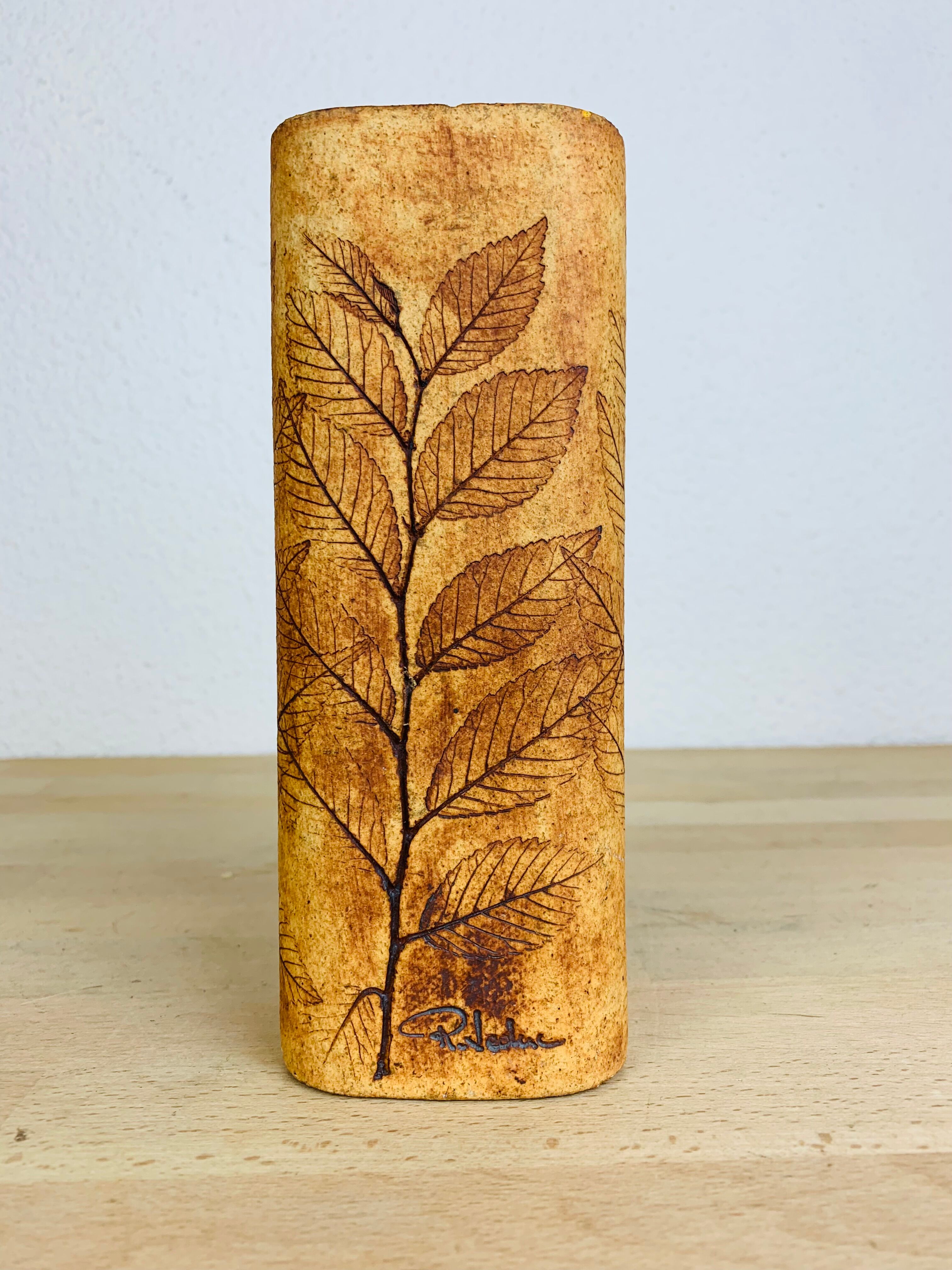 Raymonde Leduc herbarium vase in Vallauris