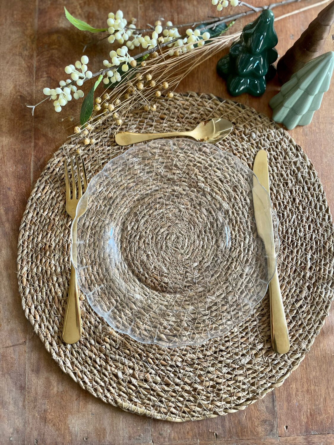 Ensemble de 4 assiettes plates Duralex Marguerite