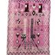 Berber Moroccan pink carpet made of wool in Morocco.