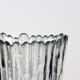 Vase en verre vintage en verre pressé par Pavel Pánek, 1979