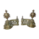 Pair of bronze channels in Louis XVI style - Napoleon III era - 19th century