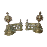 Pair of bronze channels in Louis XVI style - Napoleon III era - 19th century