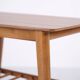 Side table with shelf on wheels - teak - Danish design - 1960s