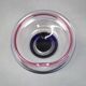 1960s Czech Pink and Blue Sommerso Glass Ashtray by Hospodka