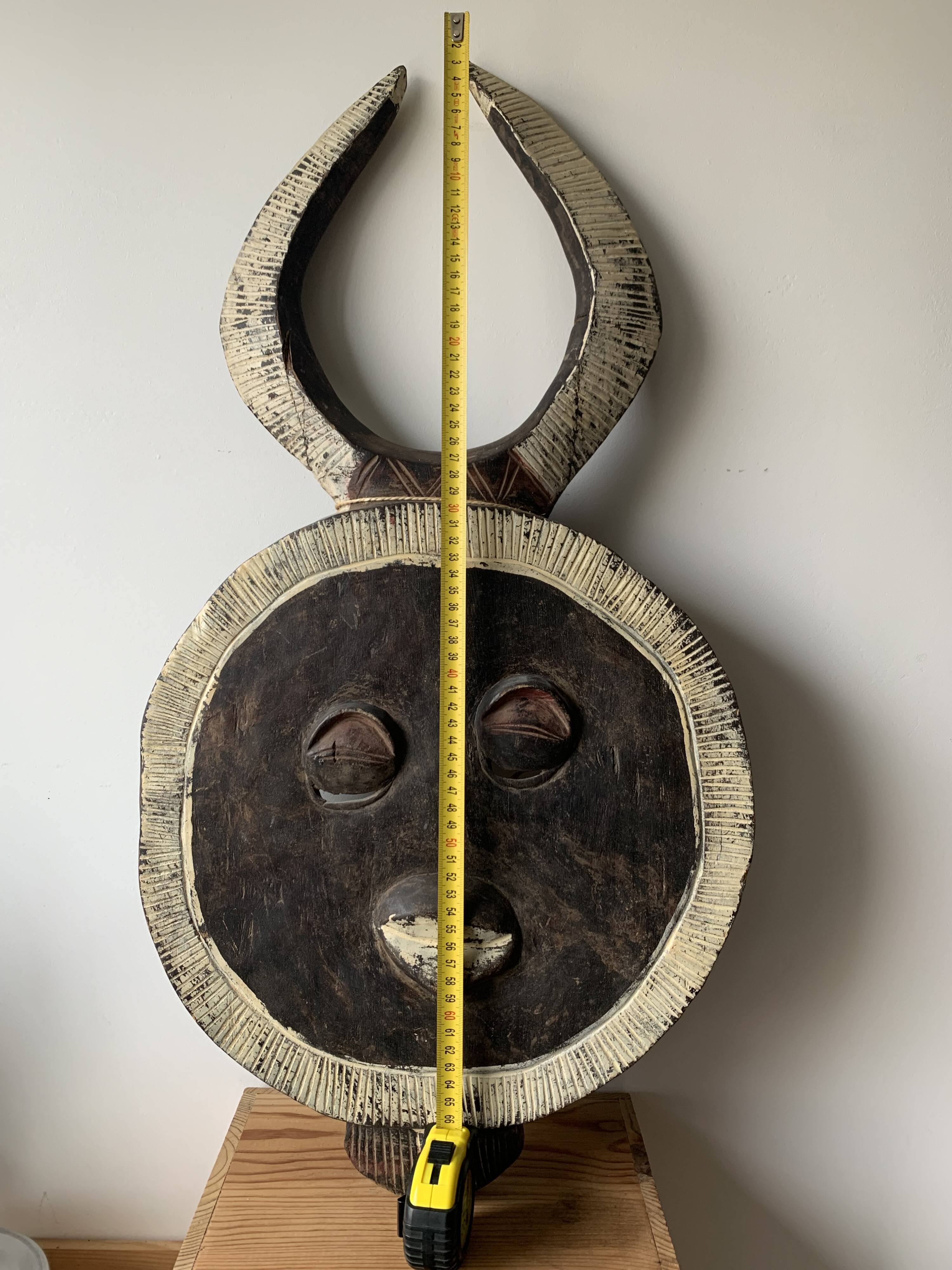 Large Antique Vintage Tribal African Mask