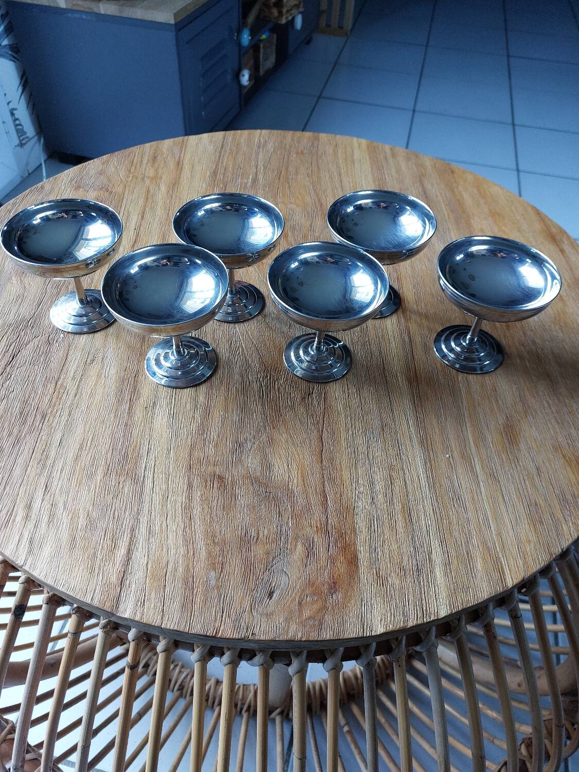 Coupe à glace métal inox