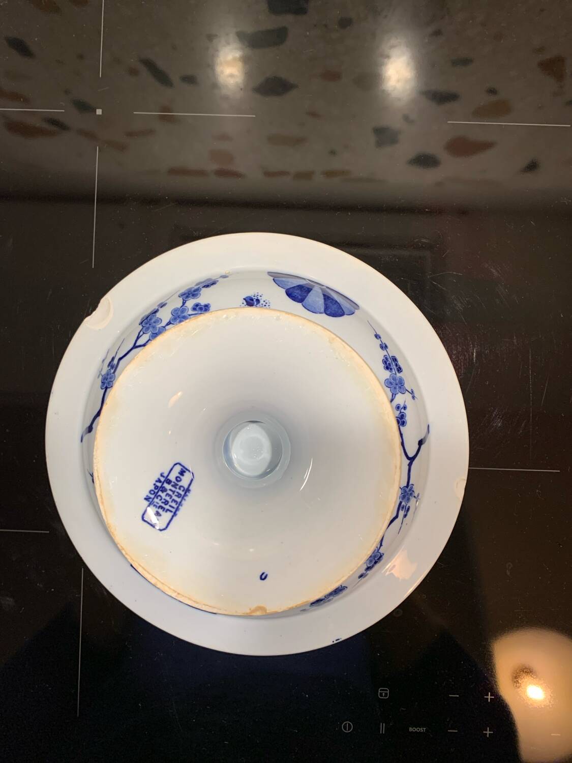 Compotier Creil et Montereau Modèle Japon